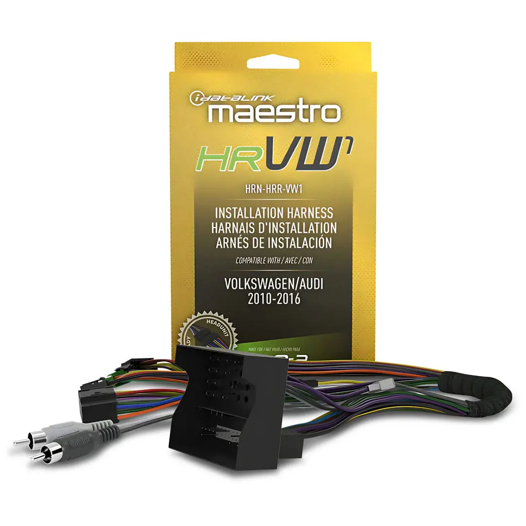 Idatalink Maestro Hrn-Hrr-Vw1 | Plug-N'-Play T-Harness | For Vw1 Vehicles 1