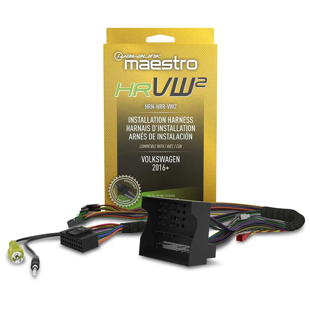 Idatalink Maestro Hrn-Hrr-Vw2 | Plug-N'-Play T-Harness For Vw2 Vehicles 1