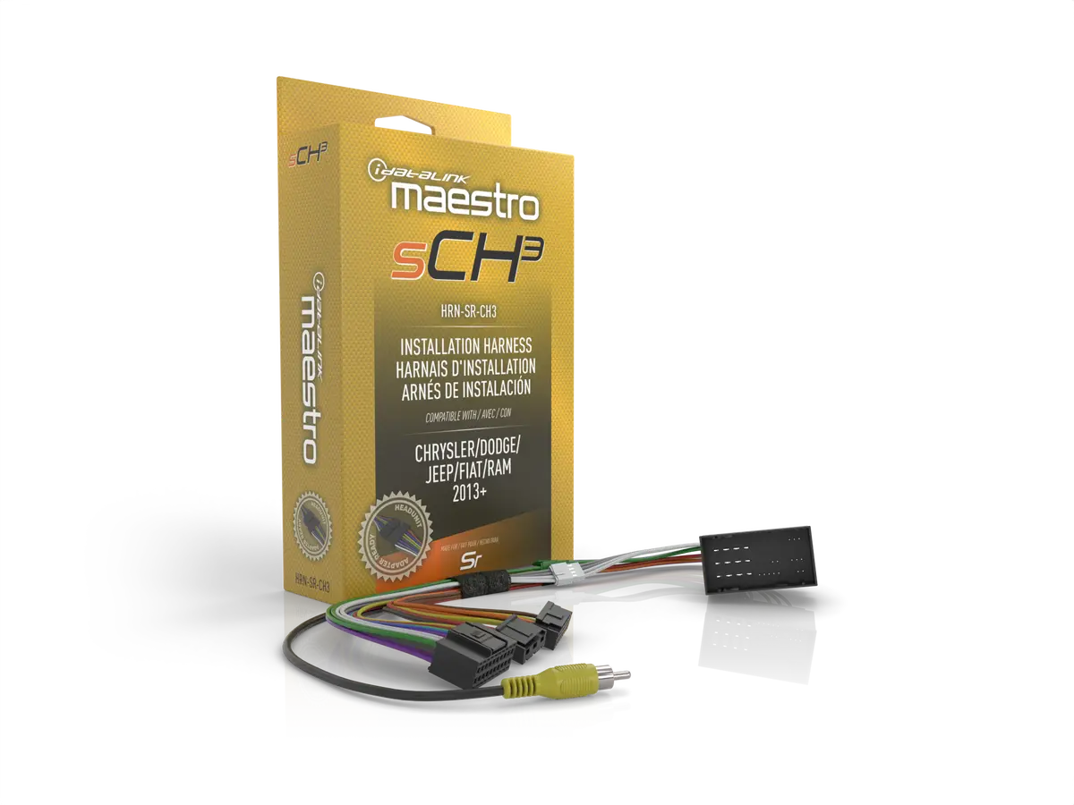 Idatalink Maestro Hrn-Sr-Ch3 | Msr Ch3 Plug And Play T-Harness | For Select Chrysler, Dodge, Jeep Vehicles 2013> 1