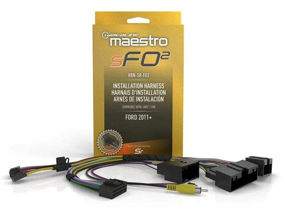 Idatalink Maestro Hrn-Sr-Fo2 | Msr Fo2 Plug And Play T-Harness | For Select Ford Vehicles 2013> 1