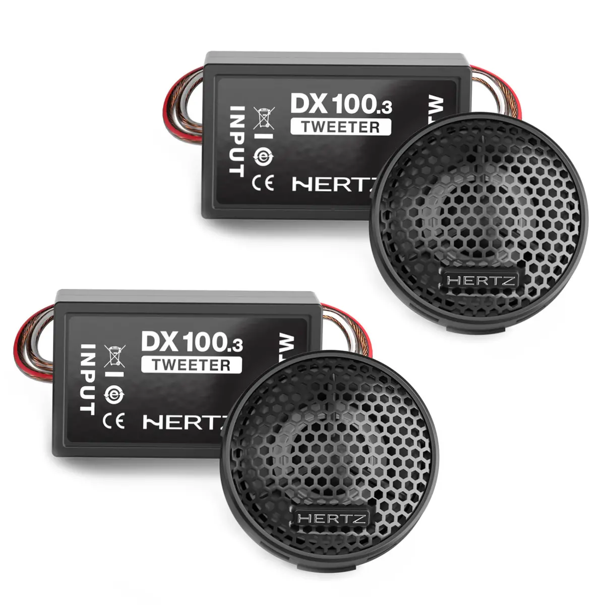 Hertz Dt 24.3 Dieci Series 80W 24Mm Tweeter Speaker With Crossover - Pair 1