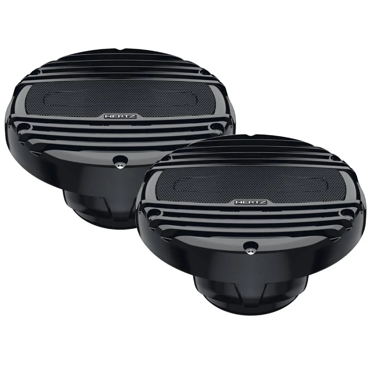 Hertz Hmx6.5Tc Marine 6.5" 2-Way Total Charcoal Coaxial Speaker - Pair (Hmx 6.5 Tc) 1