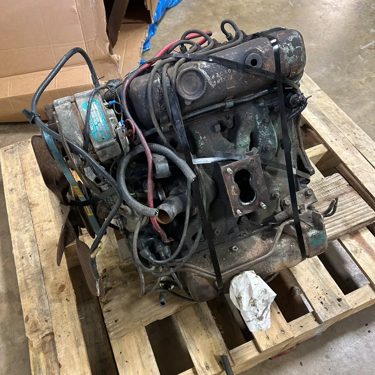 Dauntless 225 V6 Engine Core, Used, 1966-1971, Willys And Jeep 1