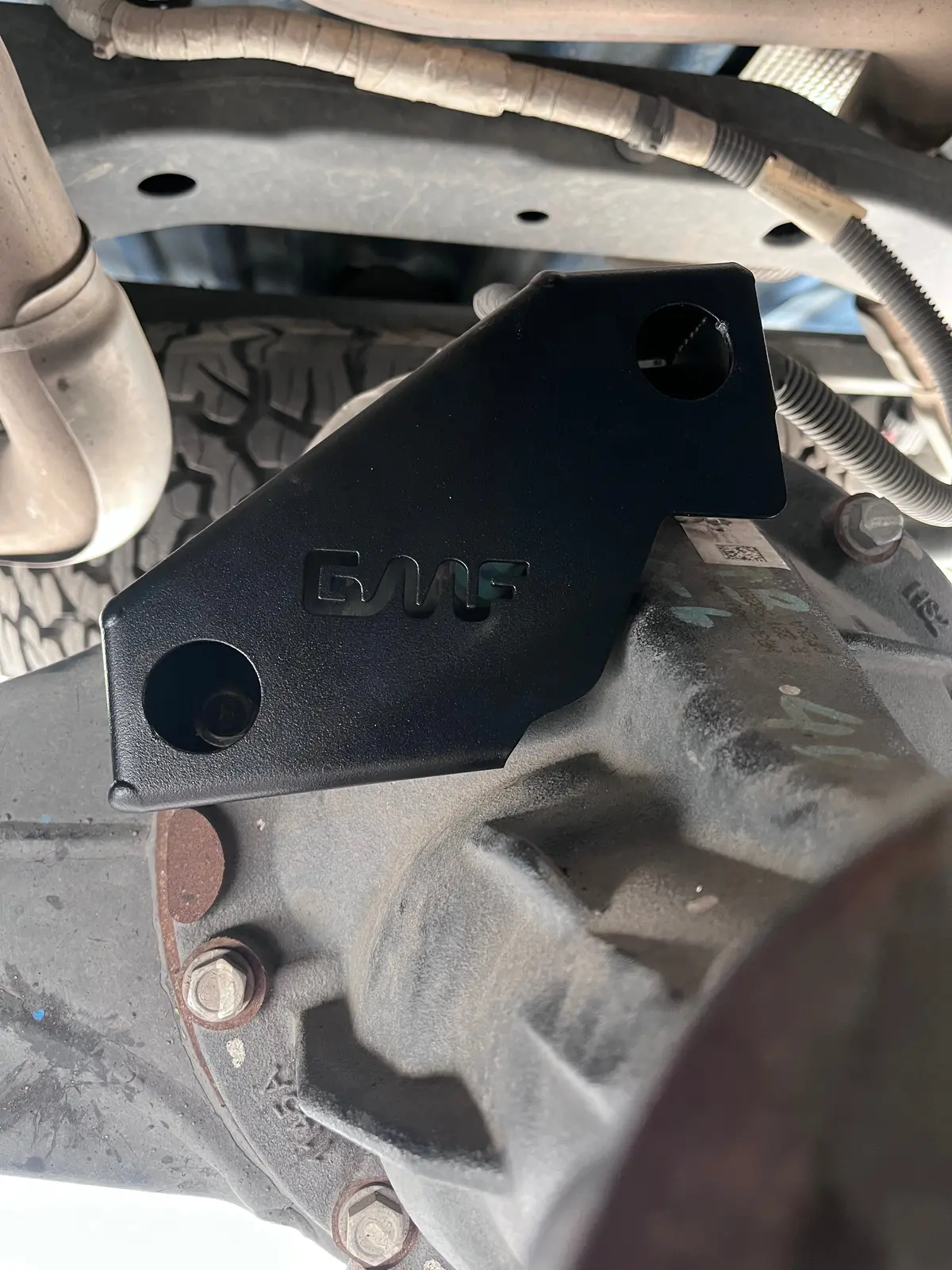 Gmf4x4 Dg-2007 Blk Ford Raptor Next Gen And Ra Rear Differential E-Locker Guard Black 1