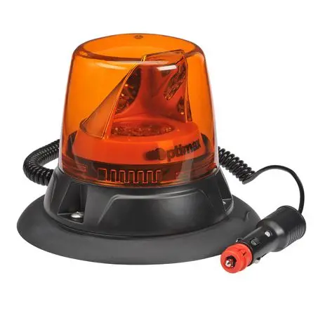 Narva 85668A 12/24V Amber Led Optimax Beacon - Magnetic Mount 1