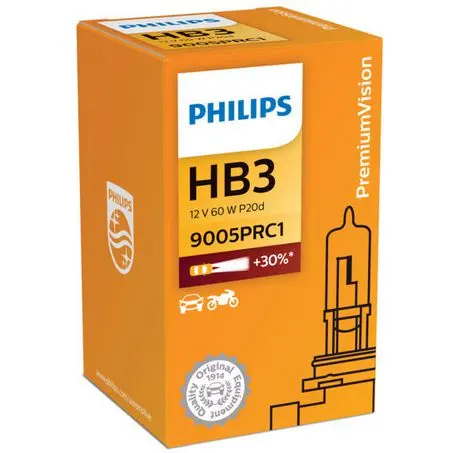 Philips 9005Pr Hb3 Globe 12V 60W Plus 30 1 Pce 1