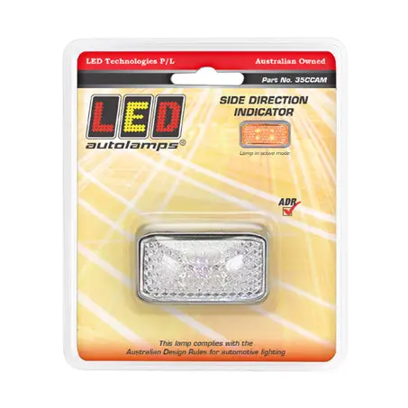 Led Autolamps 35Ccam Chrome Series 10Volt-30Volt Side Direct 1