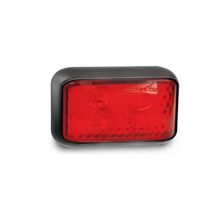 Led Autolamps 35Rm 10/30V Rear Position Marker Red Led With 40Cm Wire 1