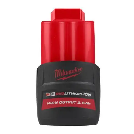 Milwaukee M12hb2 M12 Redlithium-Ion High Output 2.5Ah Compact Battery 1