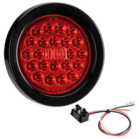 Narva 94046 Model 40 Led Stop/Tail Light Kit Round 12V/24V 1