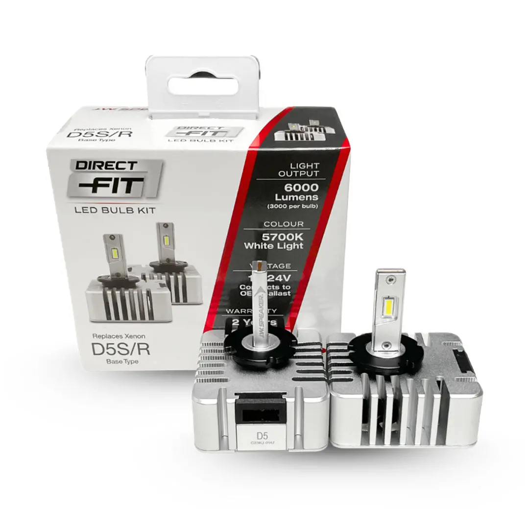 J.W. Speaker Led Headlight Kit | 5700K D5s D5r 12/24V Replacement | 999000D5 1