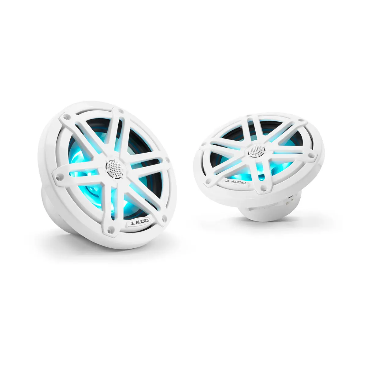 Jl Audio Jla-010-03064-00 M3 6.5" Marine Speakers - White Sport Grille With Led 1