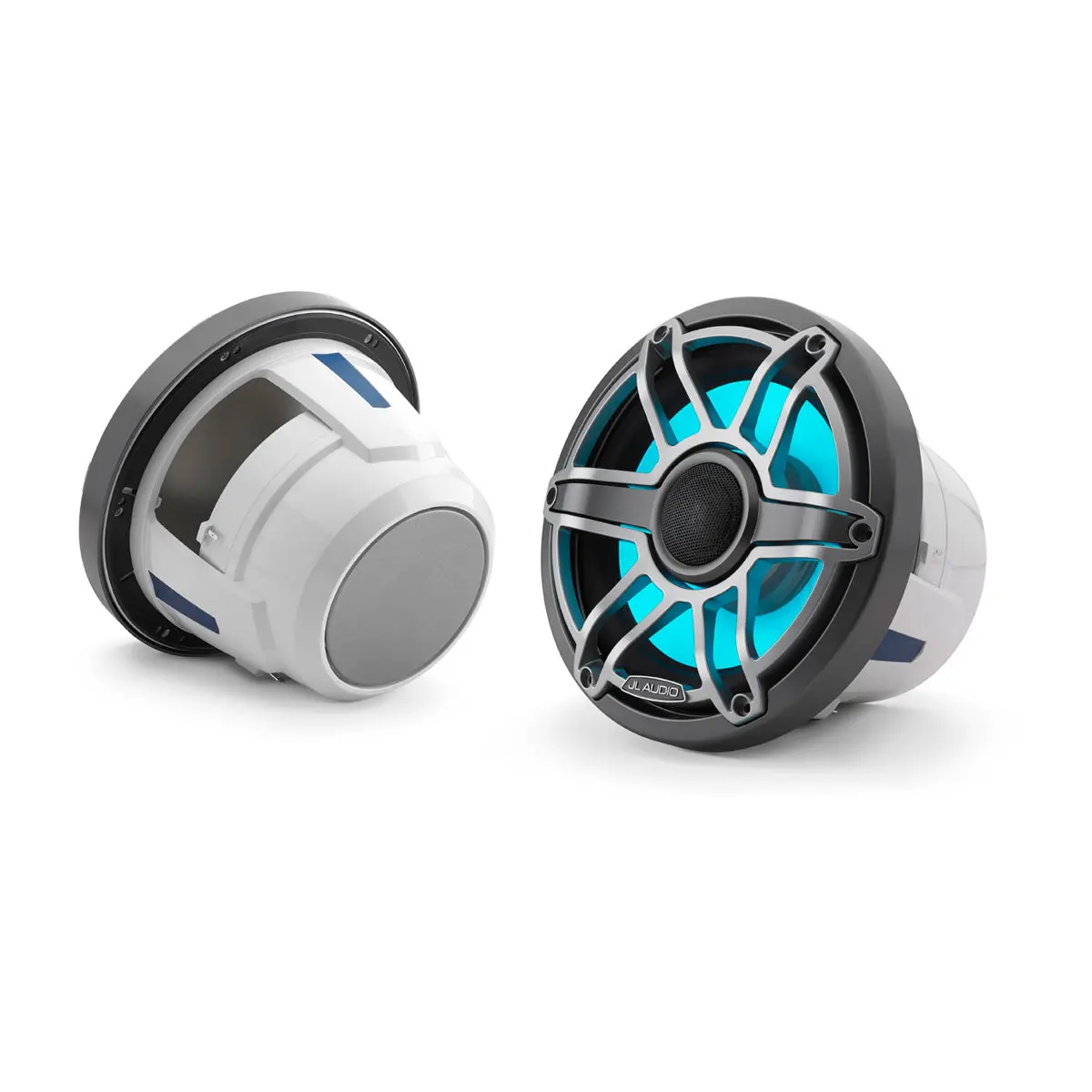 Jl Audio Jla-010-03099-00 M6 8.8" Marine Speakers - Titanium Sport Grille 1
