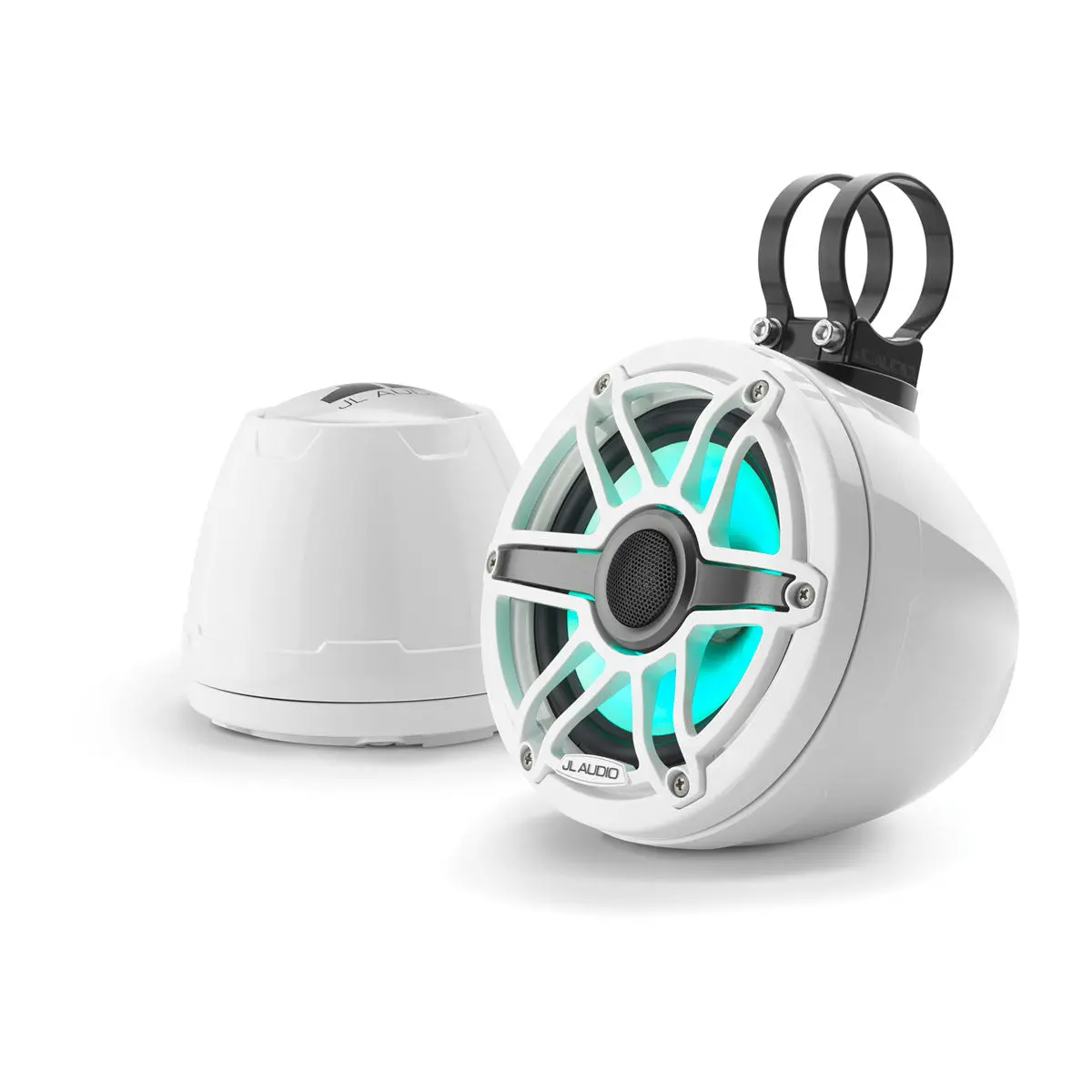 Jl Audio Jla-010-03262-00 Vex Enclosed System - M6 6.5″ With Led And White Sport Grille (M6-650Vex-Gw-S-Gwgw-I) 1