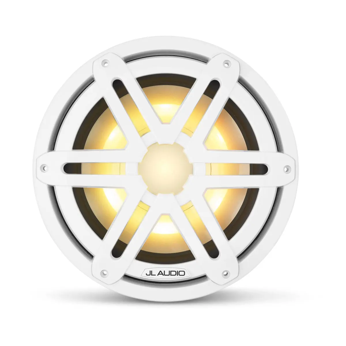 Jl Audio Jla-010-03265-00 M3 Marine Subwoofer - 10" Marine Subwoofer With Led And White Sport Grille 1