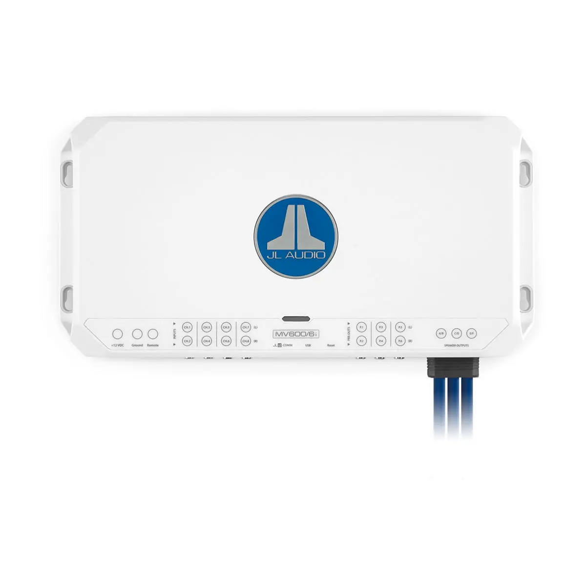 Jl Audio Jla-010-03338-00 Mvi Marine Amplifier - 6 Channel Full-Range Car And Marine Amplifier 1
