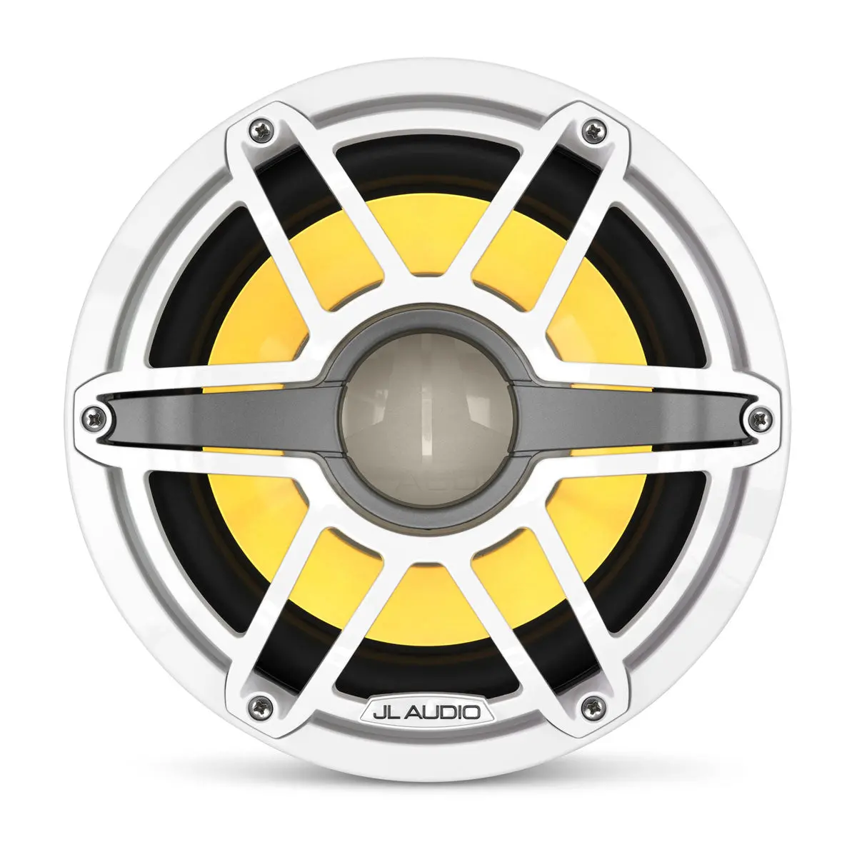 Jl Audio Jla-010-03489-00 M6 Marine Subwoofer - 10" With Led And White Sport Grille 1