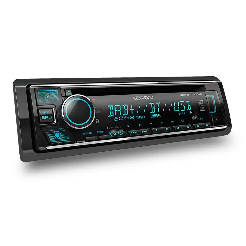 Kenwood Kdc-Bt760dab 1-Din Dab Bluetooth Head Unit 1