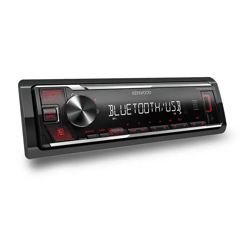 Kenwood Kmm-Bt208 Single Din Android And Iphone Audio Receiver 1