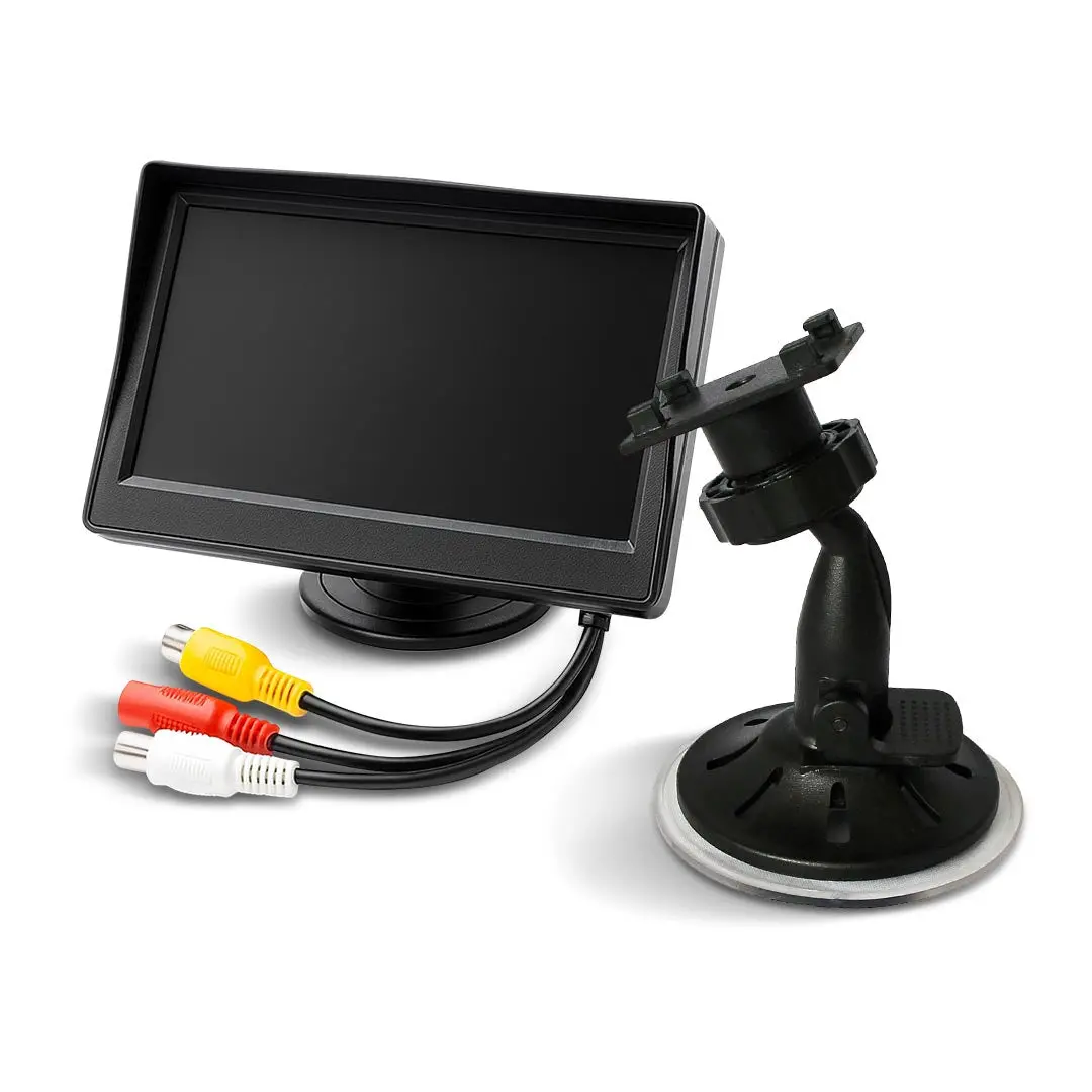 Mongoose Lcd50pw | 5" Monitor - 2 Camera Input Dashboard Display 1