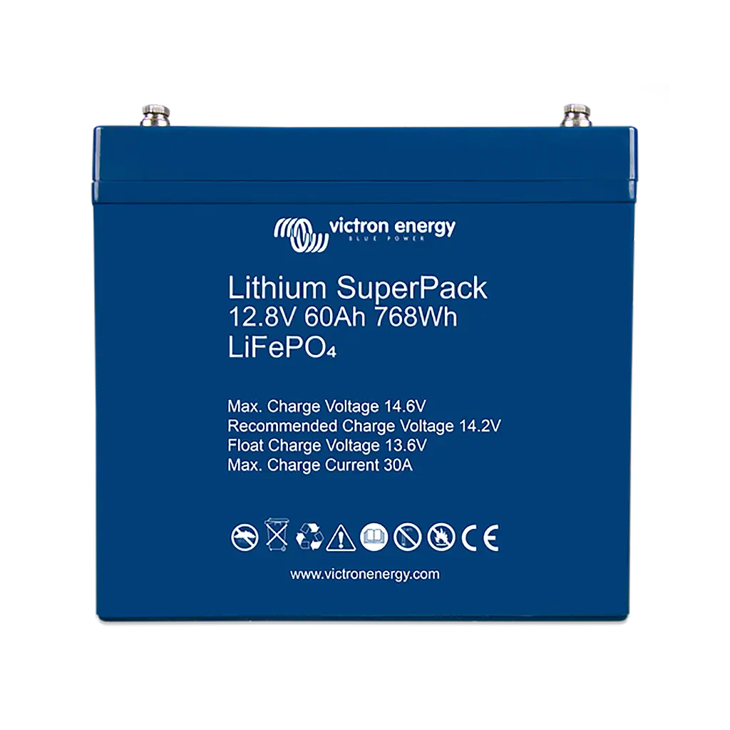 Victron Energy Bat512060705 Lithium Superpack 12,8V/60Ah (M6) 1