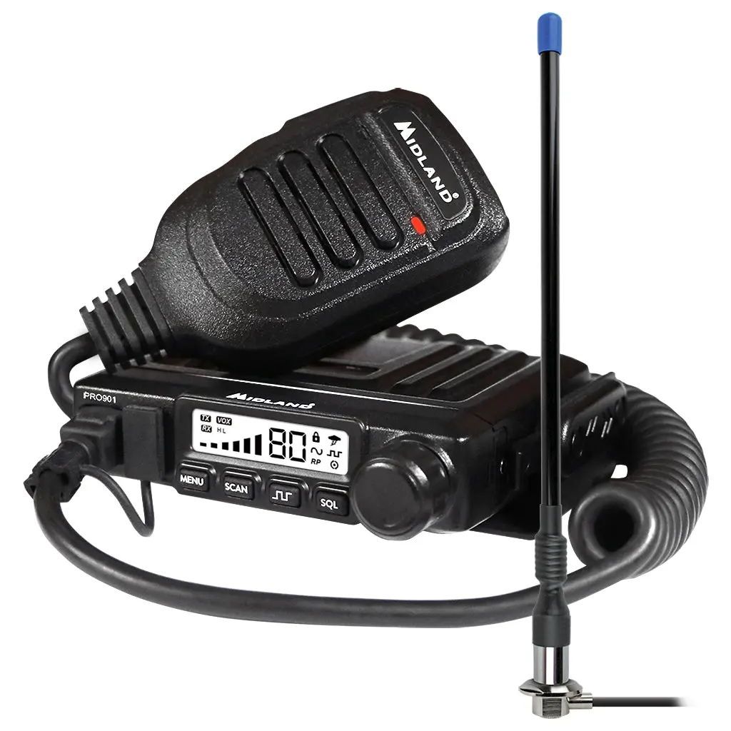 Midland Machinery Pack Compact Uhf Radio With Antenna 1