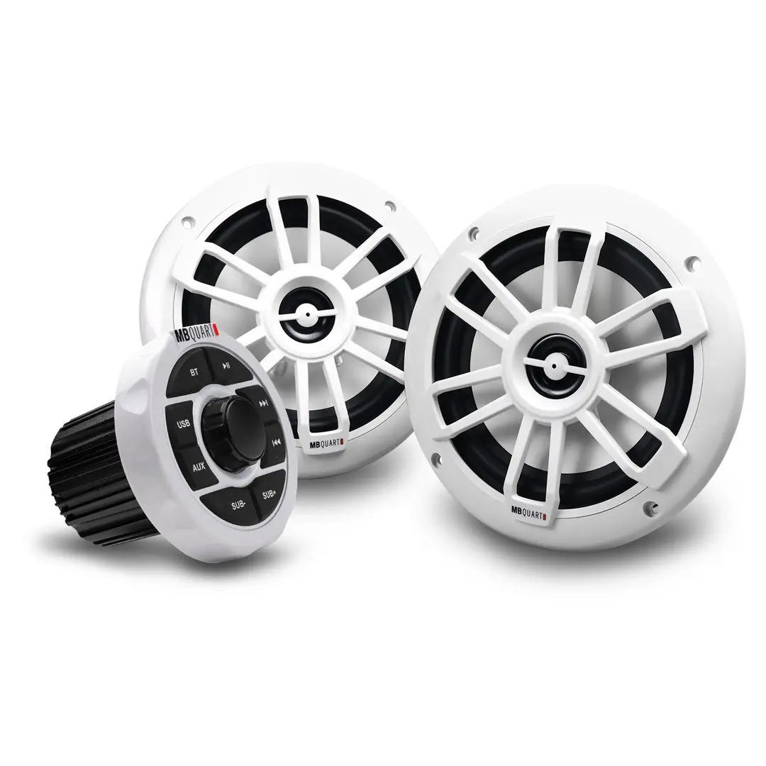 Mb Quart Mbq-Gmr1.5S2w | Bluetooth Source Unit | With Nautic Speakers 1