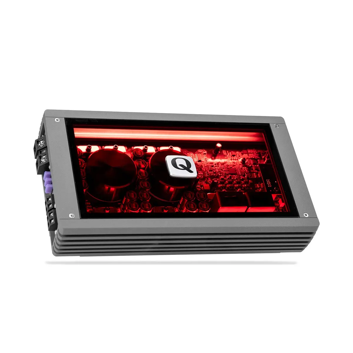 Mb Quart Mbq-Qa1-1500.1D Q-Series 1500 Watt Monoblock Class-D Subwoofer Amplifier In Grey 1