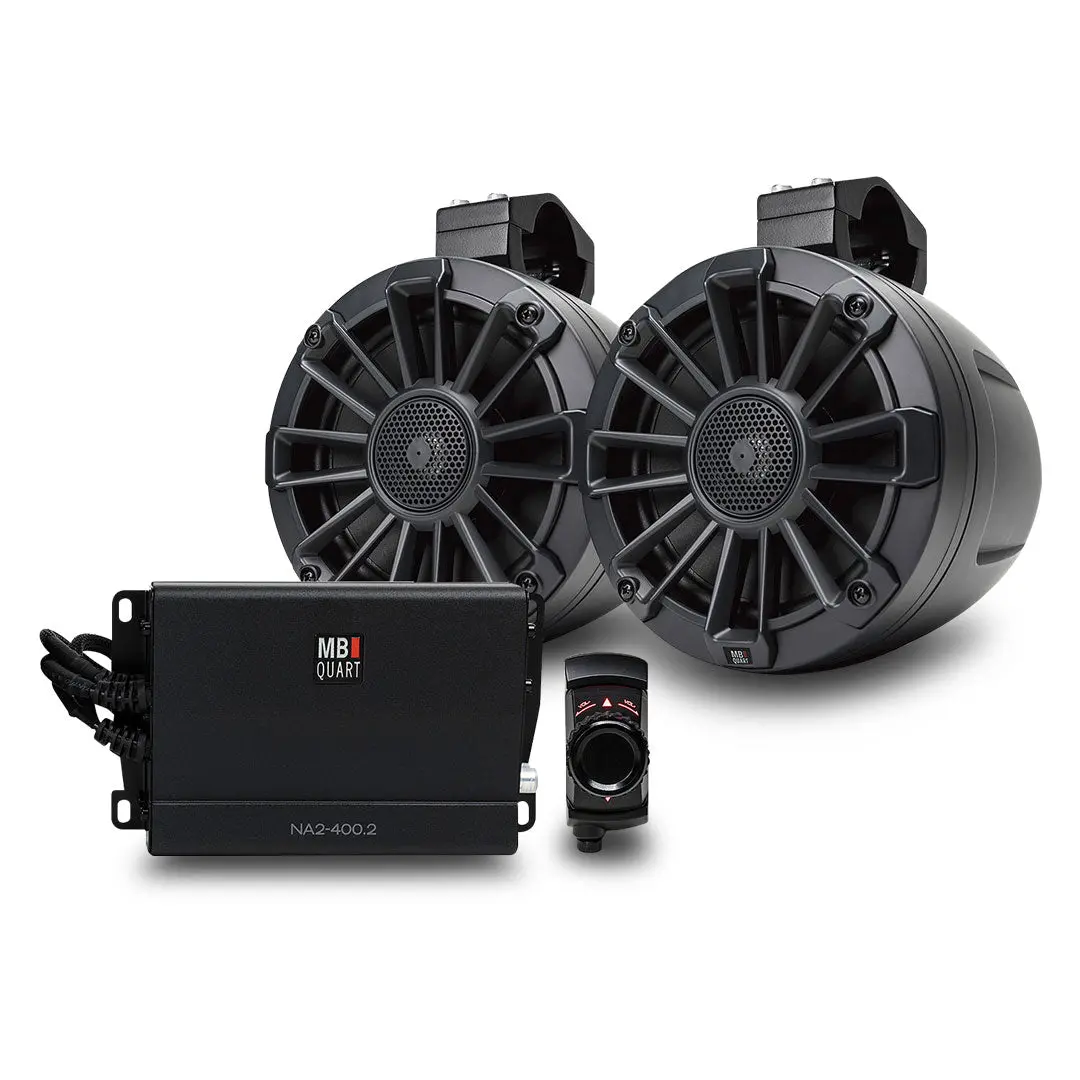 Mb Quart Mbq-Uni6.1Bta | 6.5" 400 Watt, Joystick Bluetooth Controlled Speaker System | With 2 Channel Amp 1