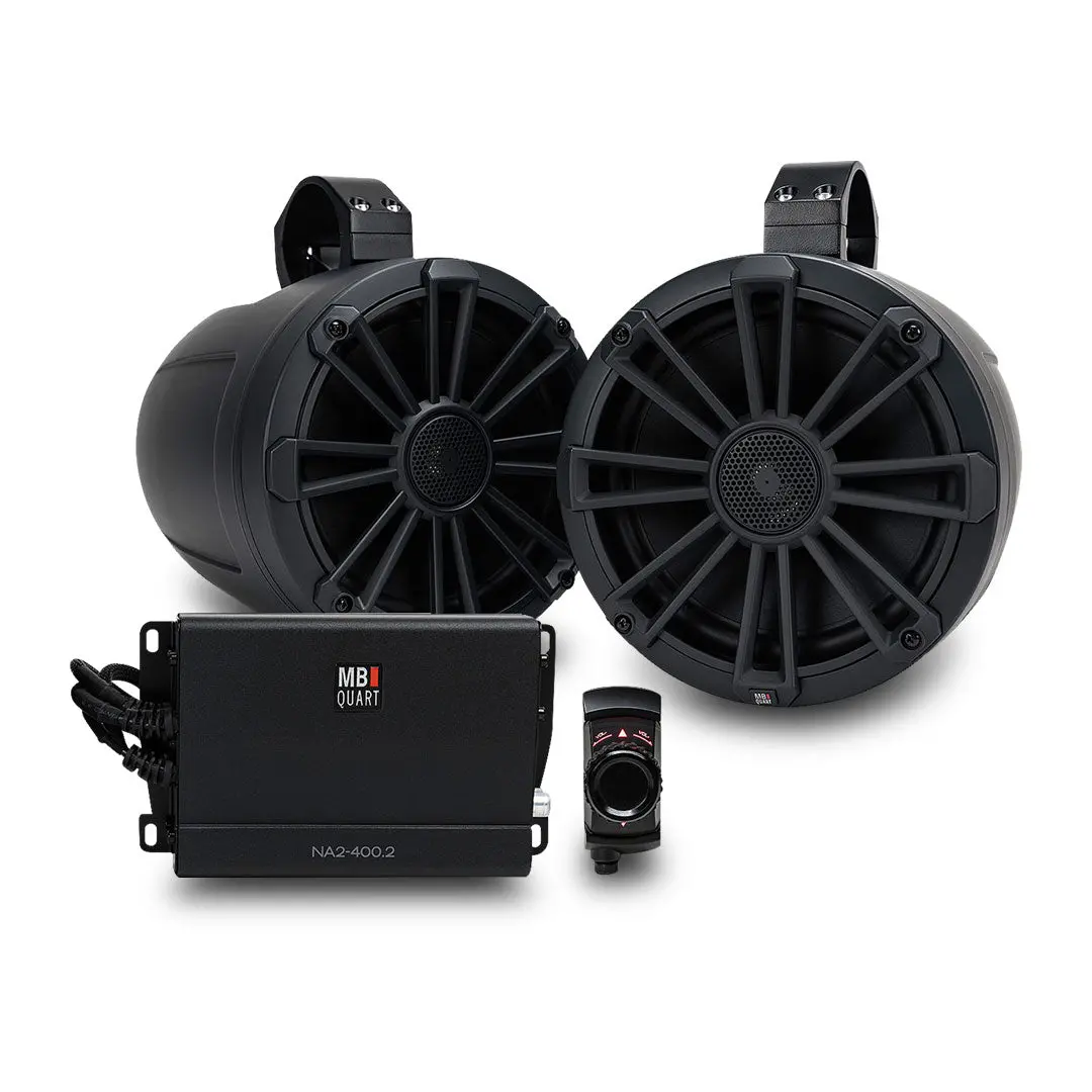 Mb Quart Mbq-Uni8.1Bta | 8" 400 Watt, Joystick Bluetooth Controlled Speaker System | With 2 Channel Amp 1