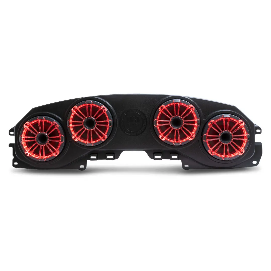 Mb Quart Mbqj-48Hrgb | Rear Overhead Soundbar | With 8 Inch Compression Horn Speakers, Enclosure, And Rgb Led Lighting 1