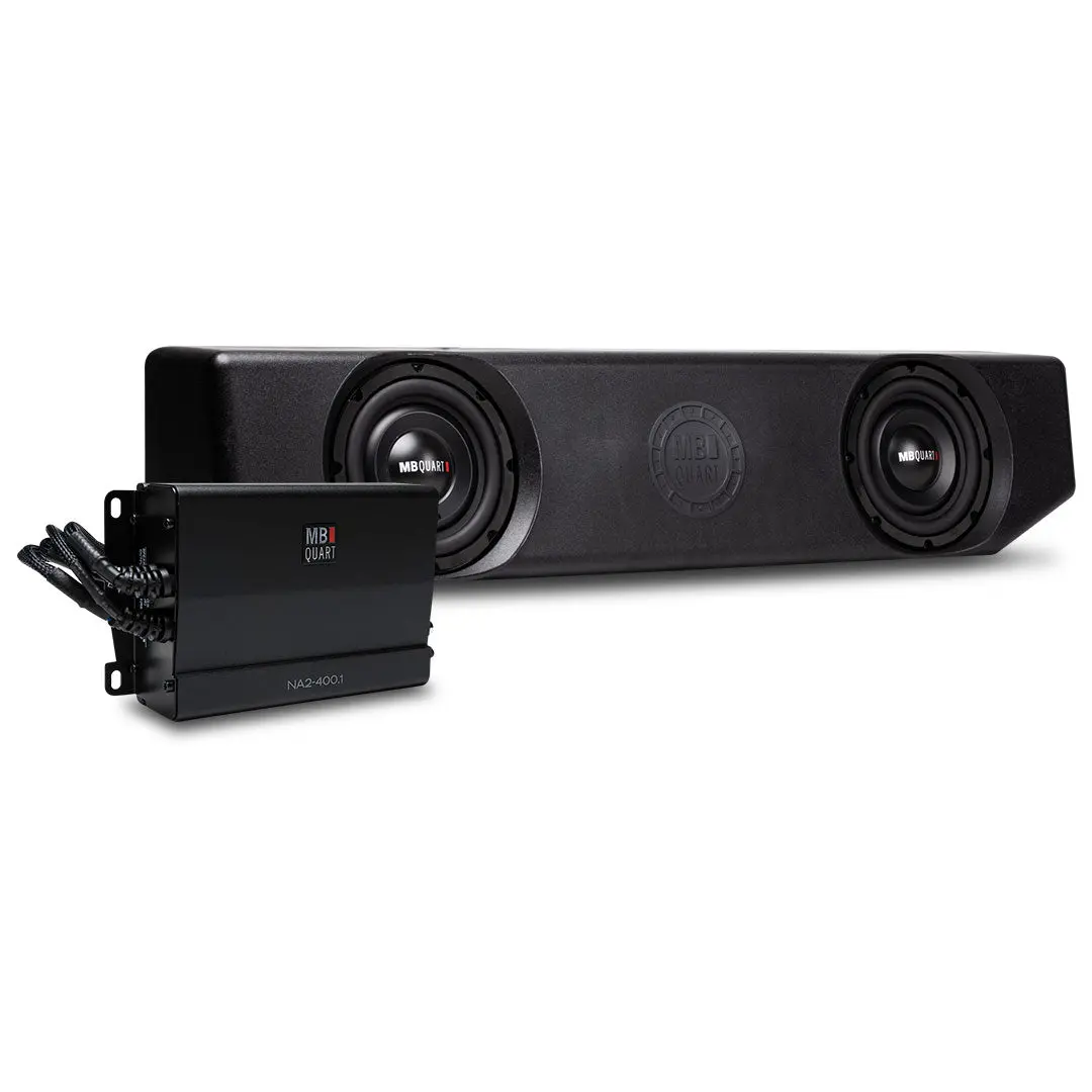 Mb Quart Mbqjt-Suba-1 | Dual 8″ Sub Enclosure | Plus 400 Watt Amp 1