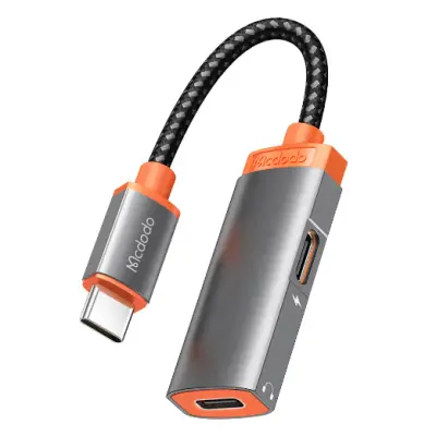 Mcdodo Mca-0520 Usb-C To Dual Usb-C Audio Adaptor With 60W Pd Fast Charging 1