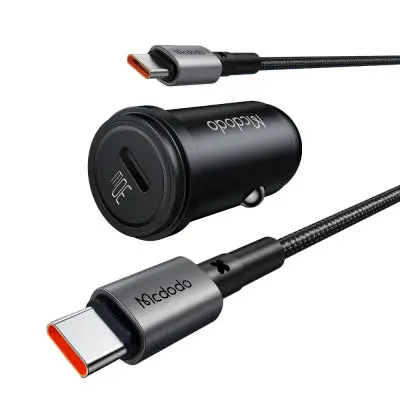 Mcdodo Mcc-7493 30W Pd Usb-C Car Charger With 1.2M Usb-C To Usb-C Cable 2