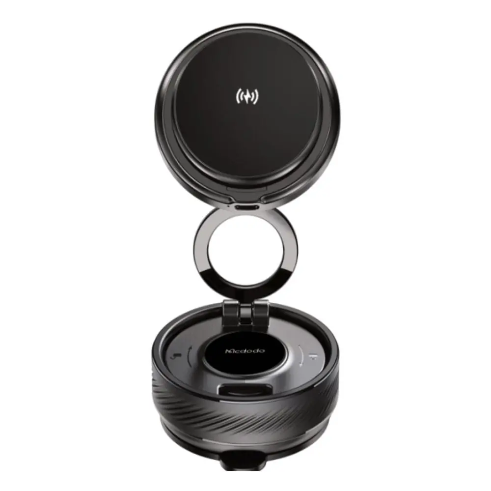 Mcdodo Mch-8610 Vacuum Suction Dash-Mount Wireless Phone Charger Grey 1