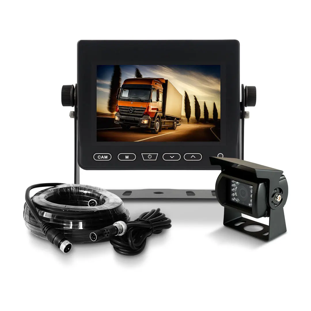 Mongoose Mck513a 5" Ahd Monitor And Camera Kit Complete System 1