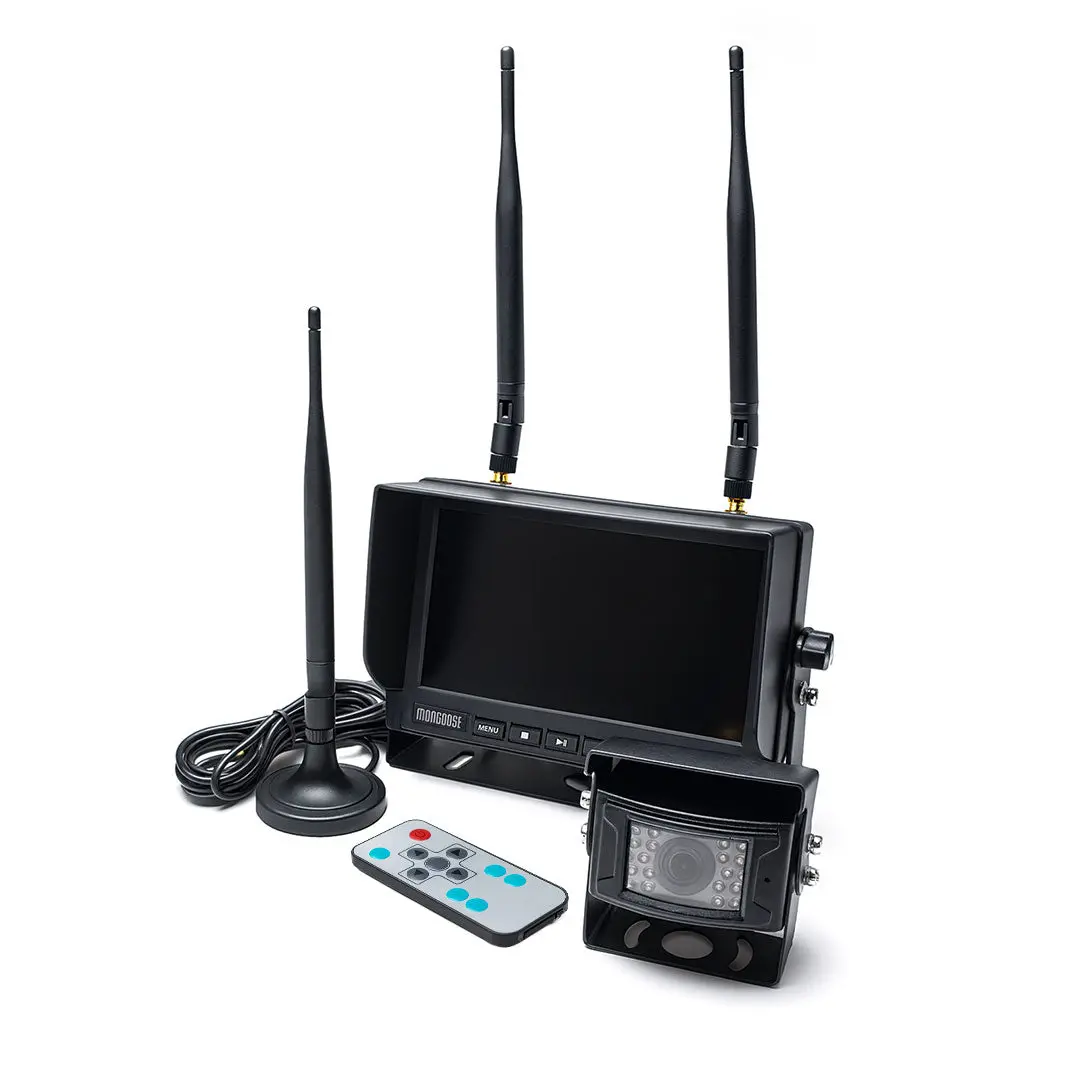 Mongoose Mck741wh 2.4G Hd Digital Wireless 7" Monitor & Camera Kit 1