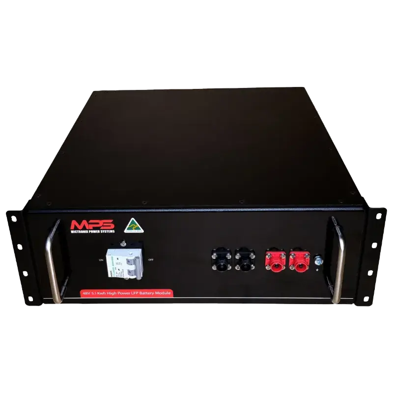 Mictronix Power Systems Mps-120-6.4 Rack Mount Lithium Battery Module 120V 6.4Kwh 1