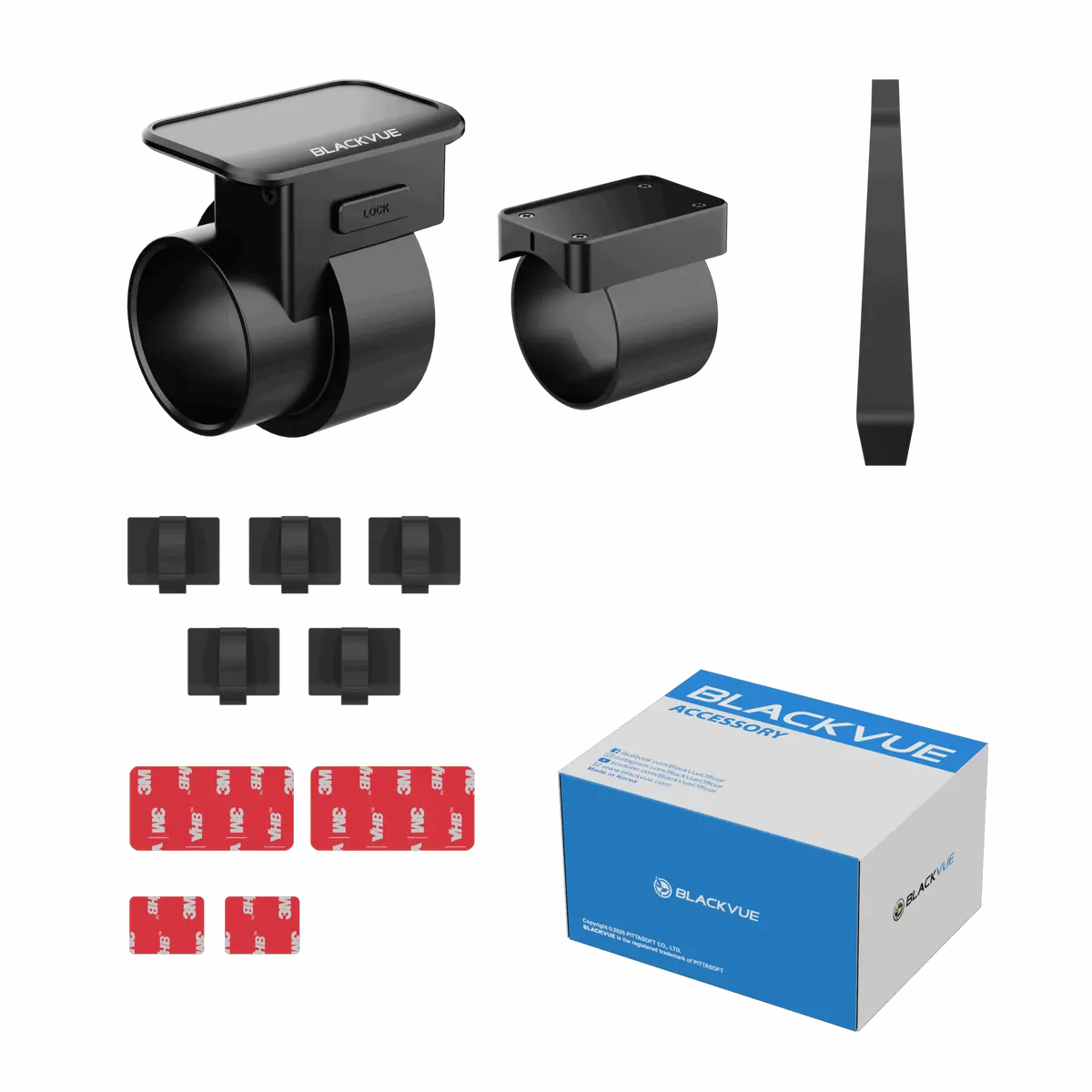 Blackvue Mk-770 Full Mounting Kit For Dr770x, Dr800 Gold And Dr750x Series 1
