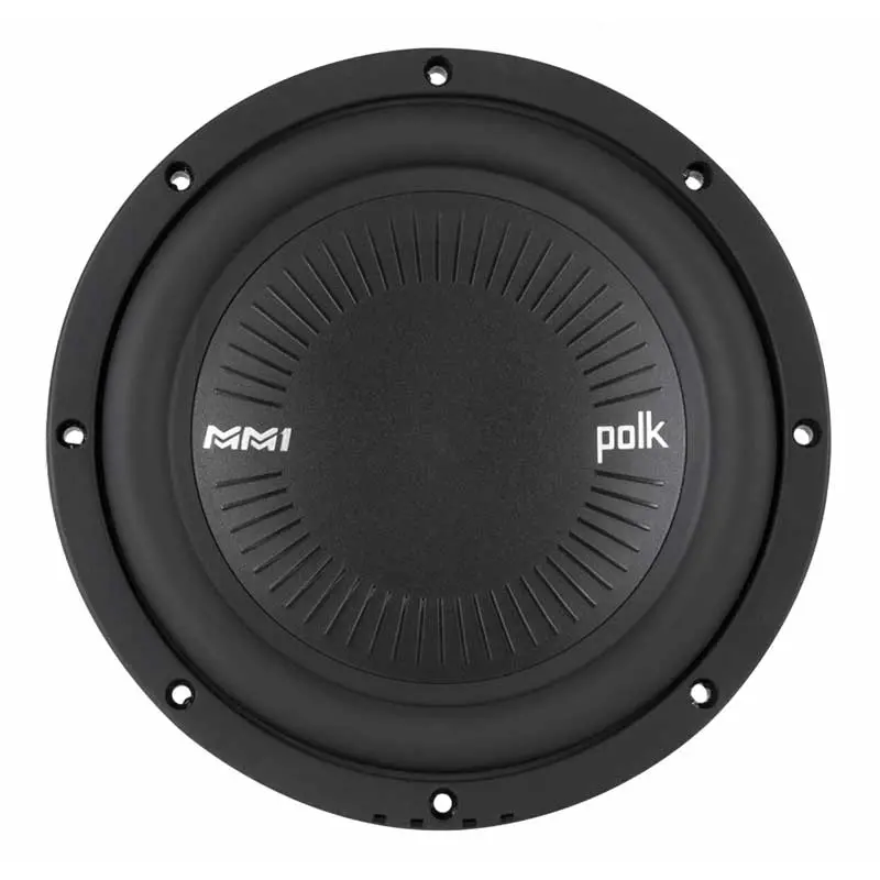 Polk Audio Mm1042svc Mm1 Series 10" 1200W Single Voice Coil Subwoofer With Ultra-Marine Certification 1