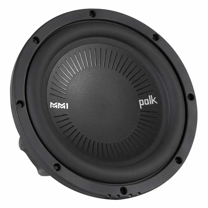 Polk Audio Mm1242svc Mm1 Series 12" 1260W Single Voice Coil Subwoofer With Ultra-Marine Certification 1