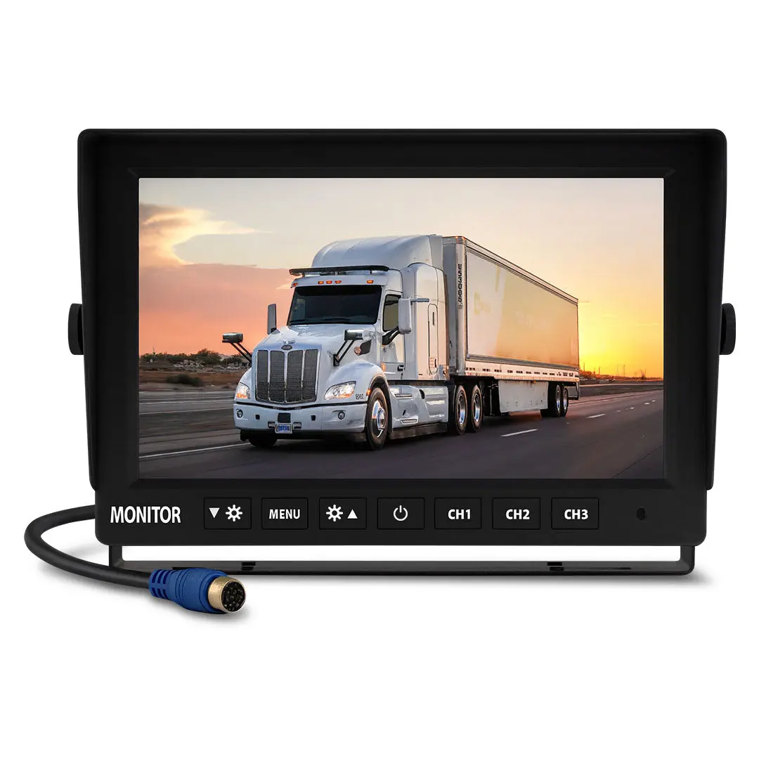 Mongoose Mm93a 9" Ahd 1080P Monitor With 3 Camera Input 1