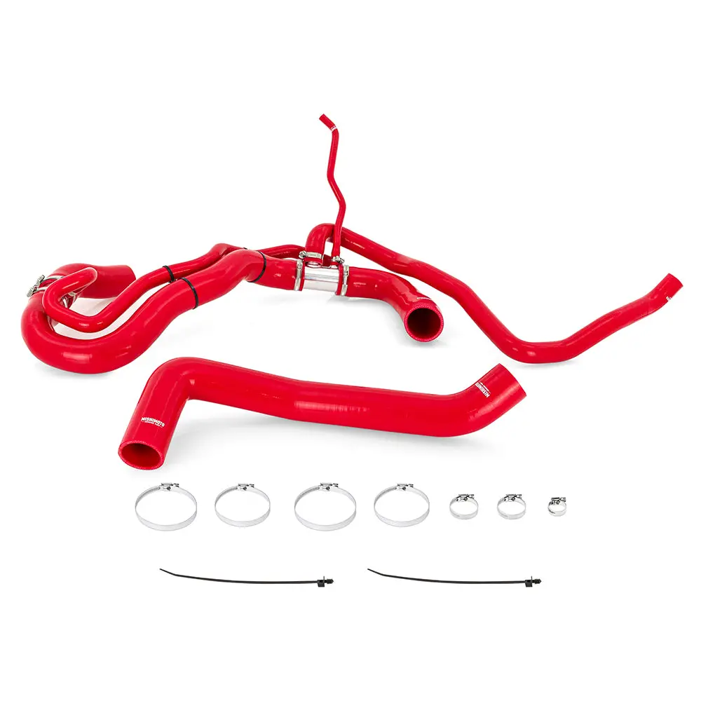 Silicone Coolant Hose Kit, Fits Chevrolet/Gmc 6.6L Duramax 2017-2019, Red 1