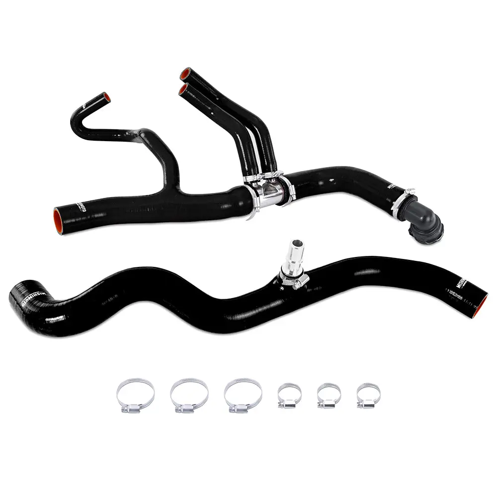 Silicone Coolant Hose Kit, Fits 2017 Ford Raptor 3.5L Ecoboost, Black 1