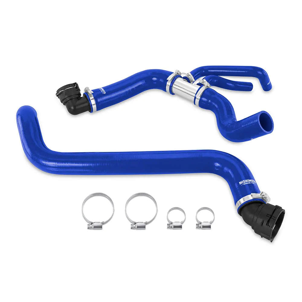 Silicone Radiator Hose Kit, Fits 2018+ Ford F-150 5.0L V8, Blue 1