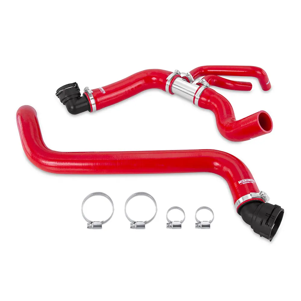 Silicone Radiator Hose Kit, Fits 2018+ Ford F-150 5.0L V8, Red 1