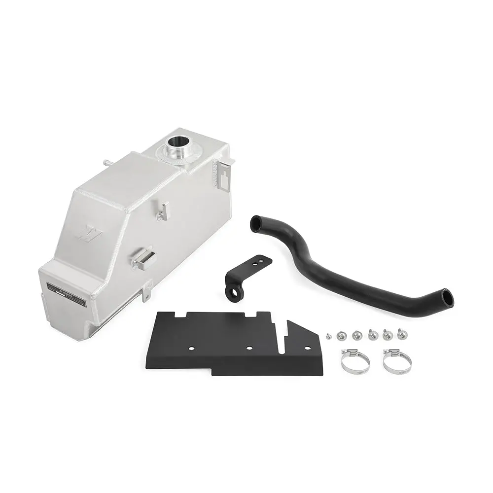 Aluminum Degas Tank, Fits Ford 6.7L Powerstroke 2011-2019, Natural 1