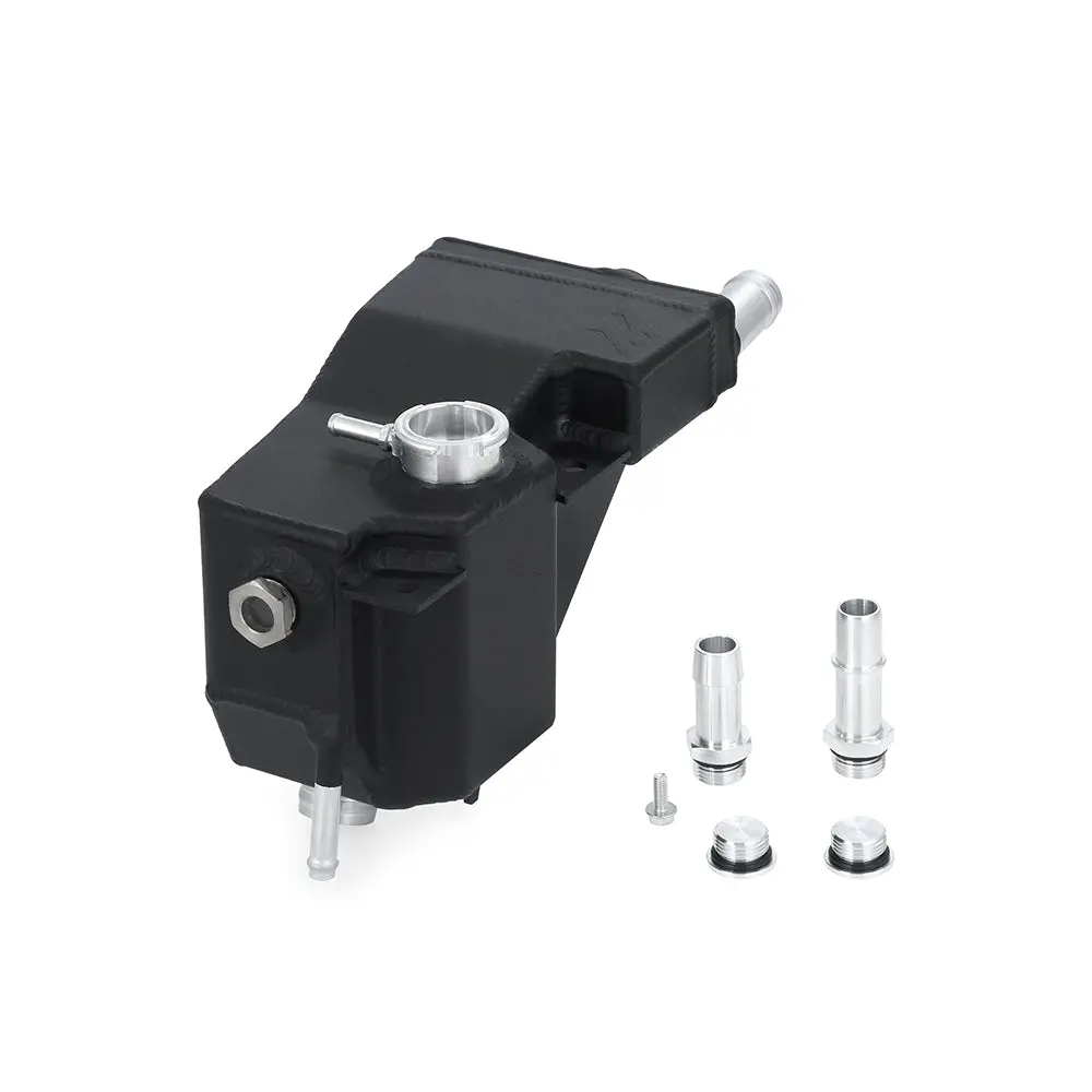 Secondary Degas Tank, Fits 2011+ Ford 6.7L Powerstroke, Micro-Wrinkle Black 1