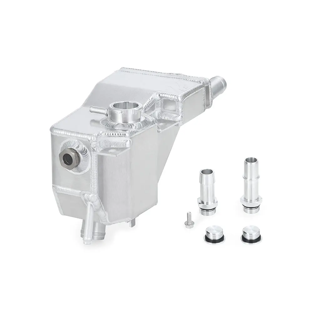 Aluminum Secondary Degas Tank, Fits 2011+ Ford 6.7L Powerstroke, Natural 1