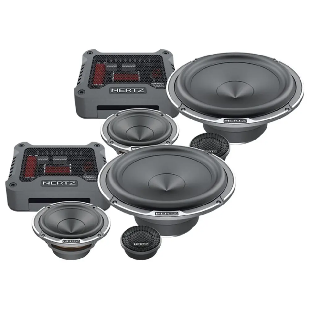 Hertz Mpk 163.3 Mille Pro 6.5" 300 Watts 3-Way Component Speaker System - Pair 1